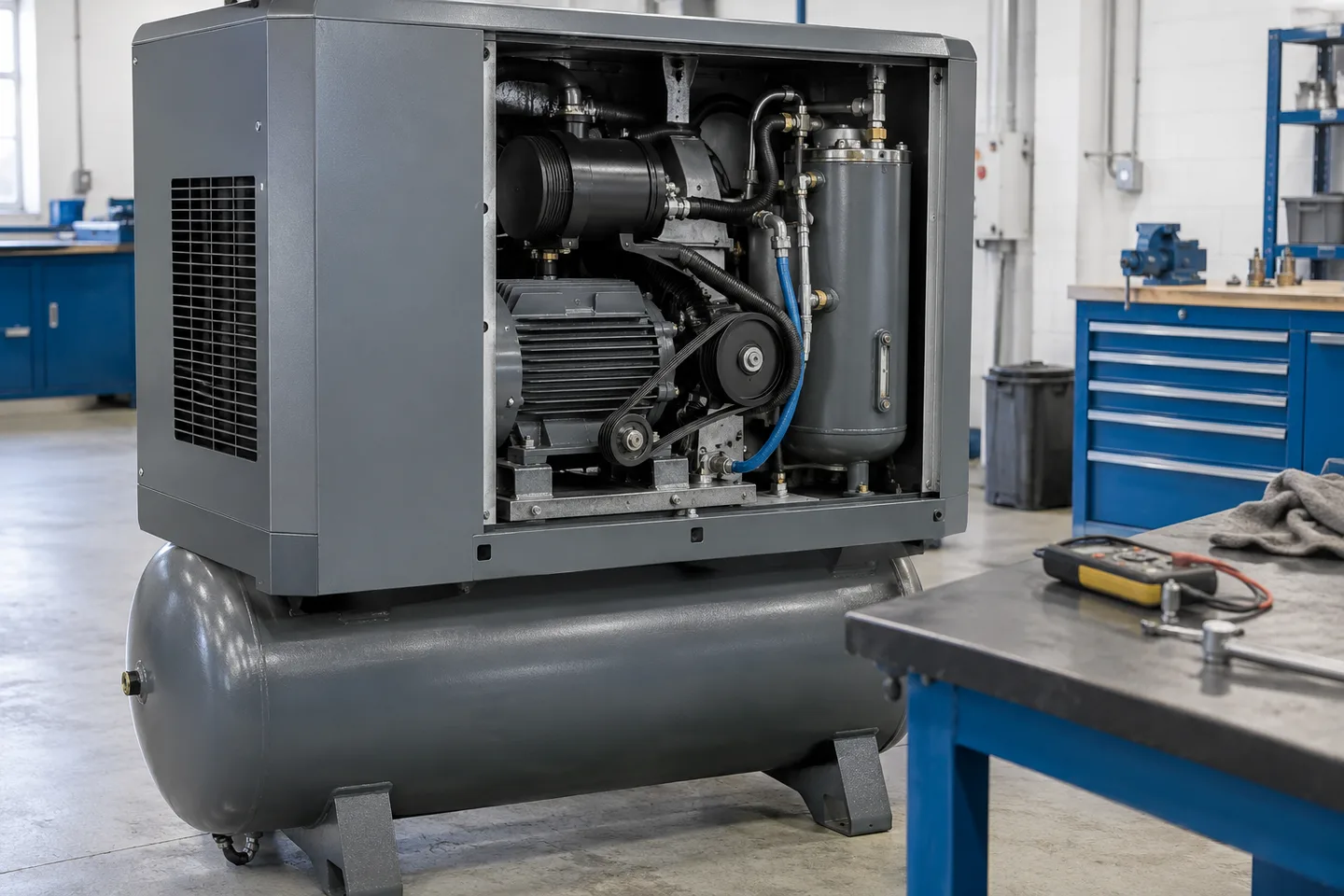 Air compressor repair work
